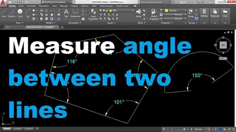 angle measurement autocad|how to define angle autocad.